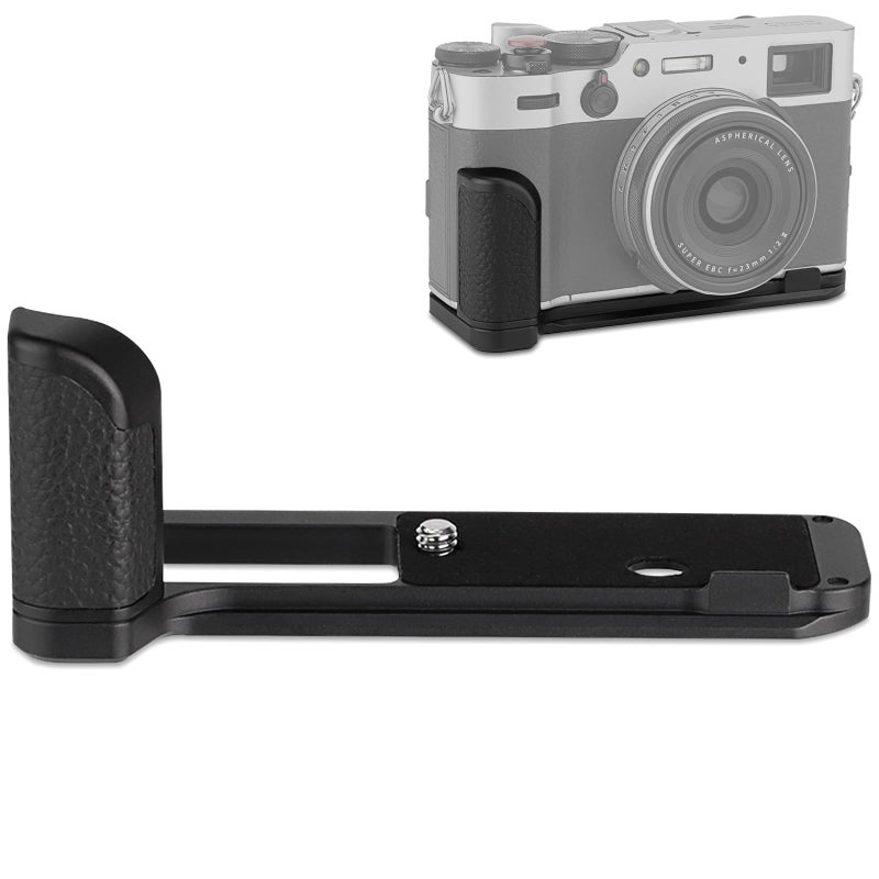 Haoge حامل كاميرا هاوج HG-X100V مع لوحة إطلاق سريعة ومقبض يد لكاميرا فوجي فيلم Fuji X100V X100F يتناسب مع Arca Swiss Sunwayfoto Kirk RRS Benro - Image 1